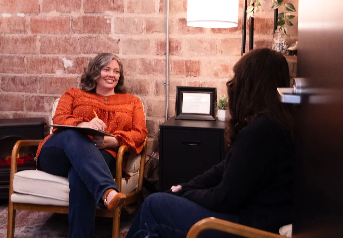 Heather, VFM Life and Health Coach, in a coaching session with a patient