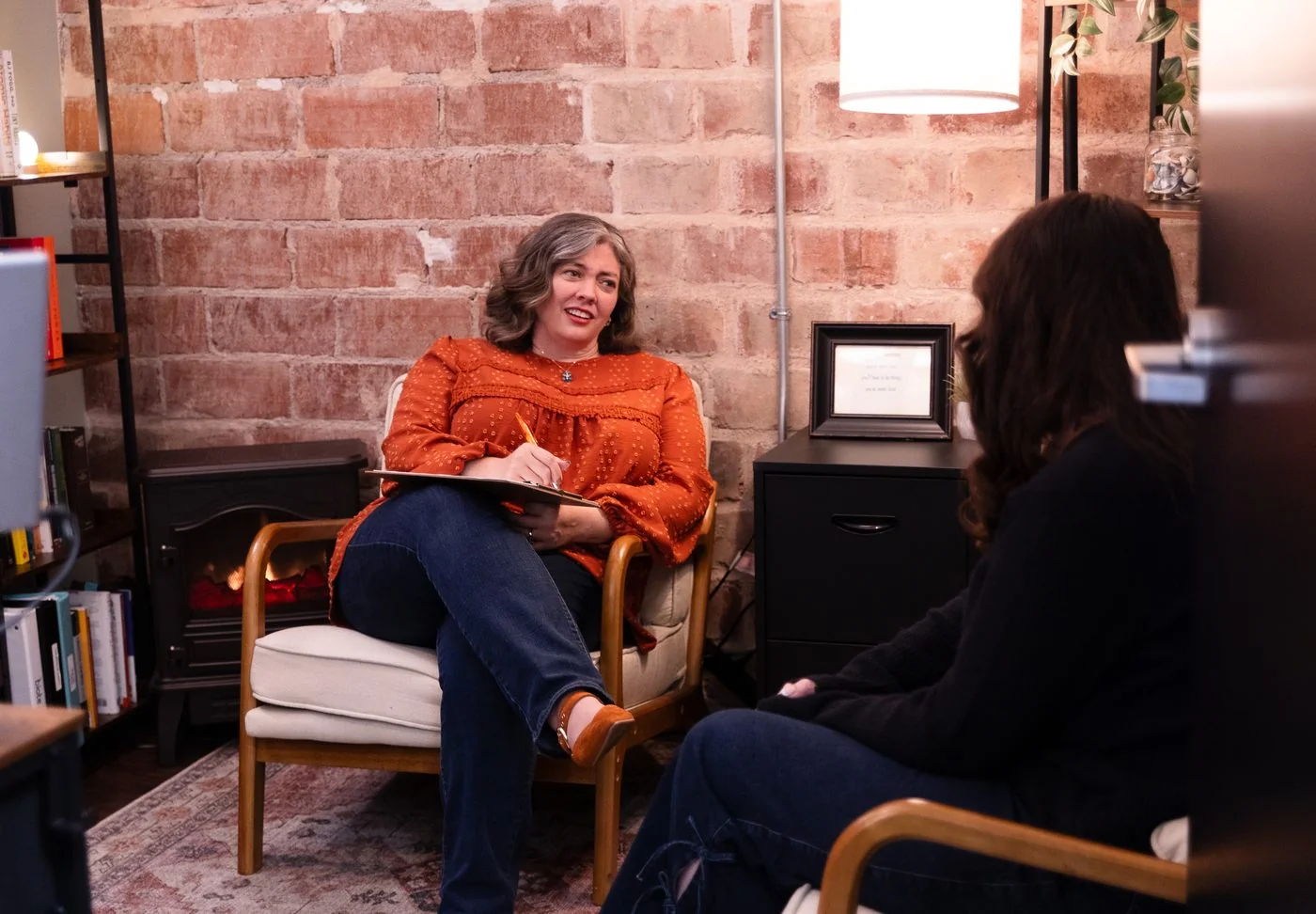 Vitality Functional Family Medicine life and health coach in a session with a patient